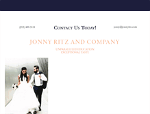 Tablet Screenshot of jonnyritz.com